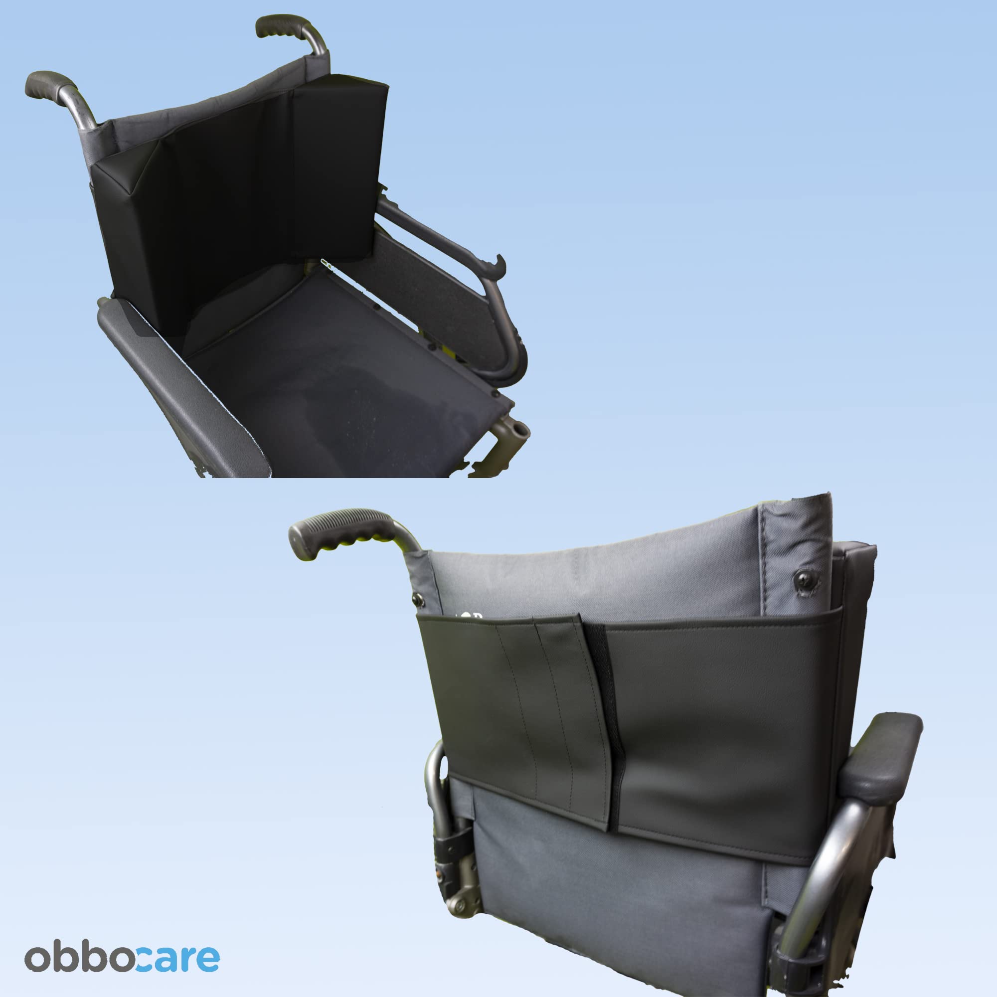 Obbocare Foam Lędźwiowy Pozycjoner Poduszka na wózek inwalidzki Oparcie zapobiega bocznym ruchom pnia Poduszka Mocowanie pleców i postawy na krzesło