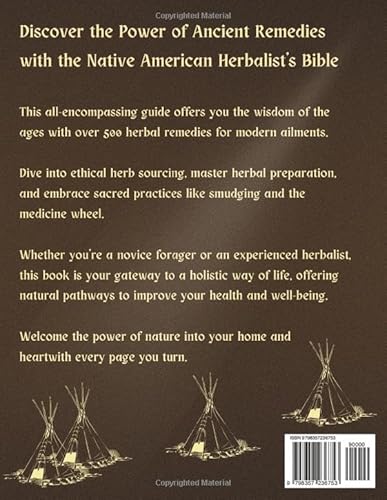 image for UrGod Native American Herbalist’s Bible - 14 Books in 1: 500+ Ancien