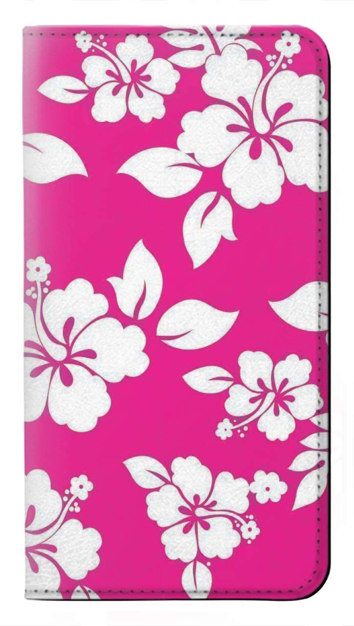 Amazon.com: RW2246 Hawaiian Hibiscus Pink Pattern PU Leather Flip