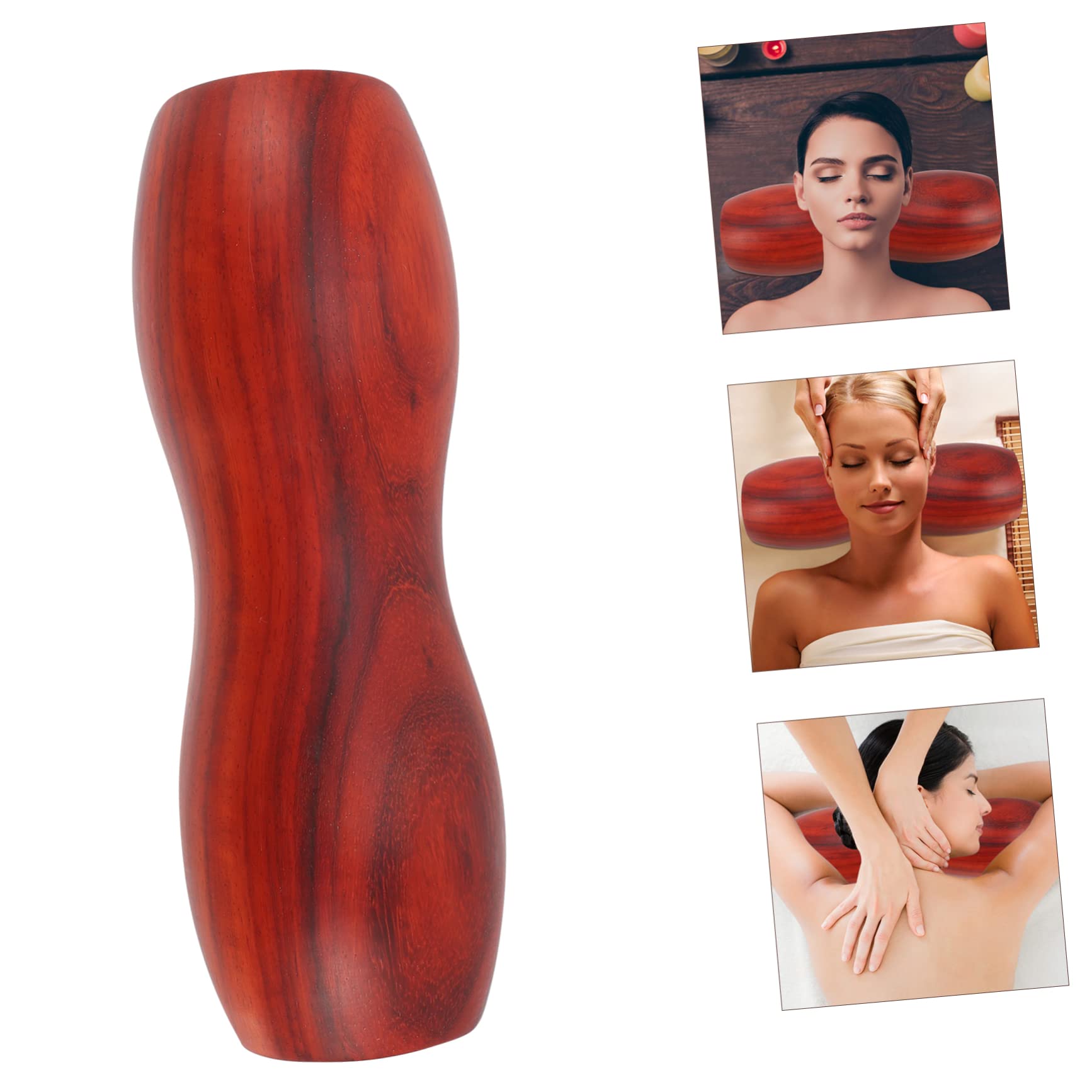 Alipis Traviesa De Madera Forma Almohada Cervical para Baño De Vapor Almohada De Descanso para SPA