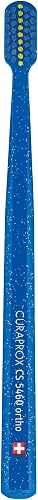 Curaprox CS 5460 Ultra-Soft Manual Toothbrush, 5460 CUREN® Bristles for Adults, Ortho Blister for Braces – Single-Pack