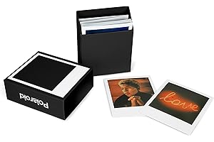 Polaroid Photo Storage Box in Sleek Black