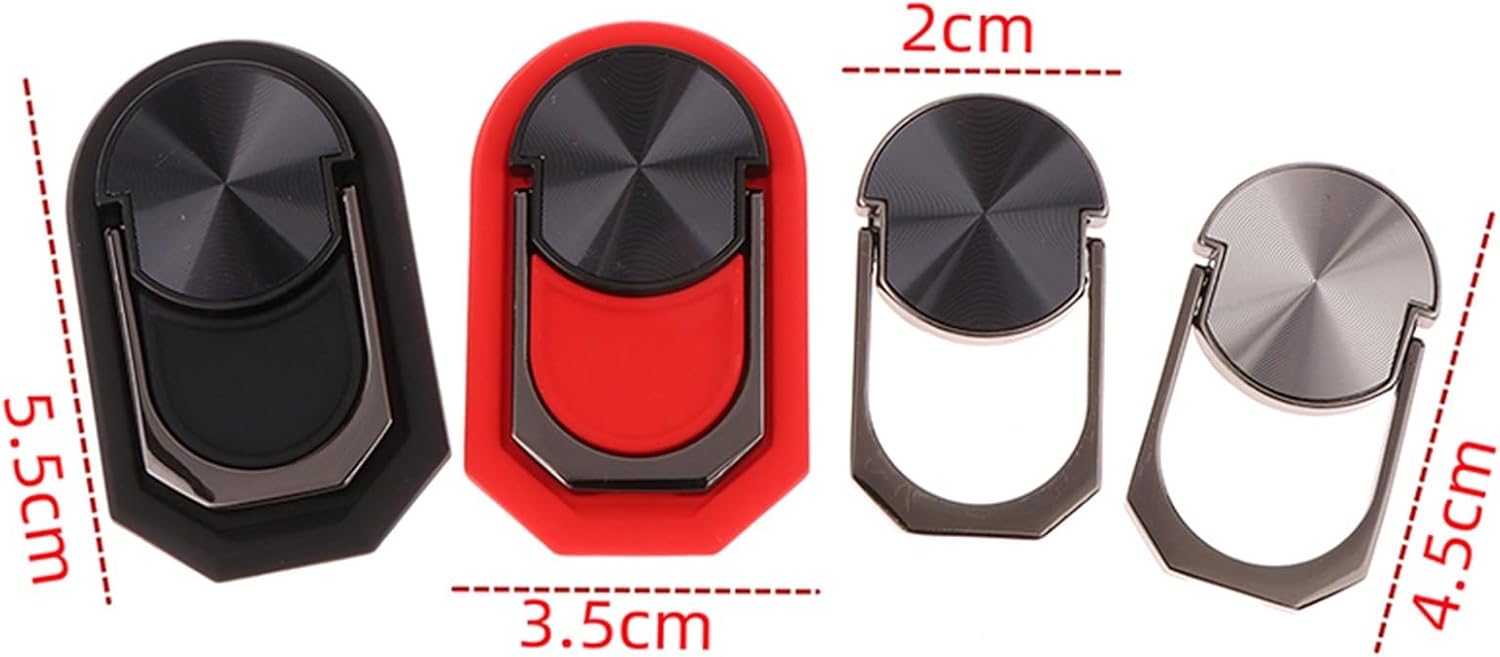 2PCS Universal Invisible Foldable Mini Laptop Feet Desktop Cooling Riser for Notebook Tablet Keyboard(Black)