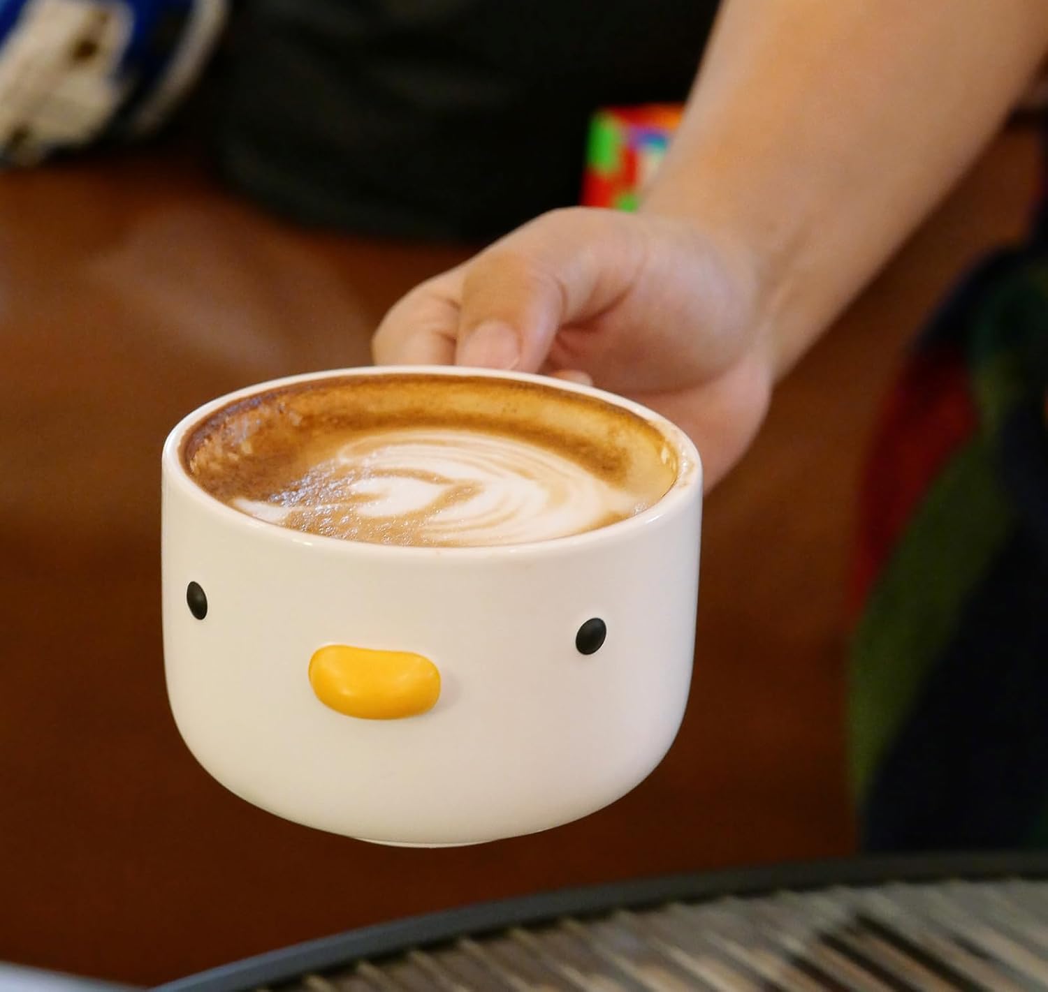 PURROOM Cute Duck Coffee Mug, 8 oz Latte Cup, Handmade Glaze Small Coffee Cup, Safety Ceramic Milk Mugs. Best Gifts For Coffee Lover. - Image 5