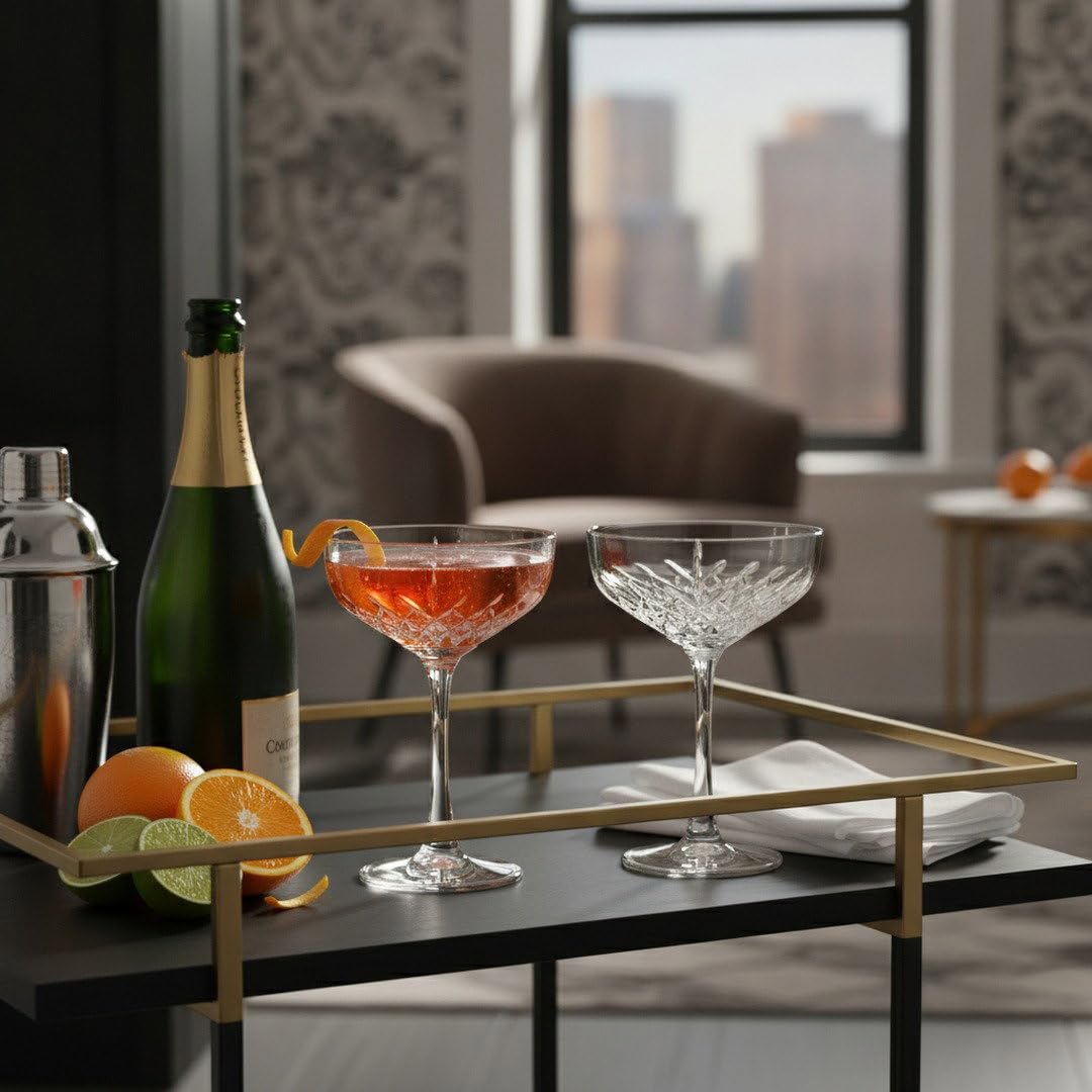 Party of the Century Cocktail Glasses - Gift Set -4