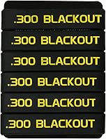 Vista 14 de Aolamegs Paquete de 6 bandas de marcado de cargador Blackout 300