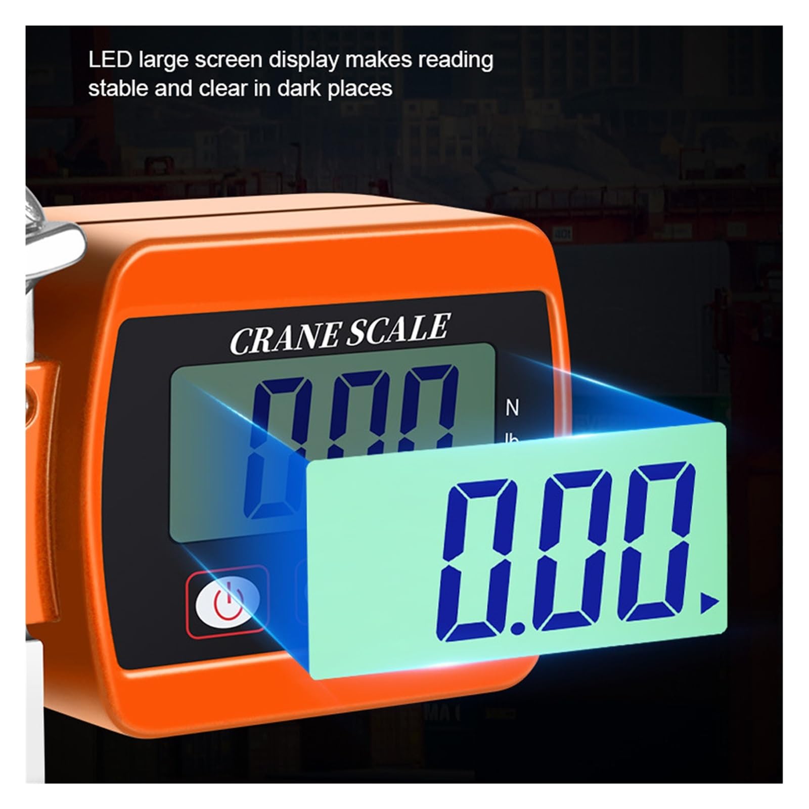 Waga Dźwigowa, Cyfrowa waga LCD Waga dźwigowa 0,05-500 kg Przenośna przemysłowa elektroniczna