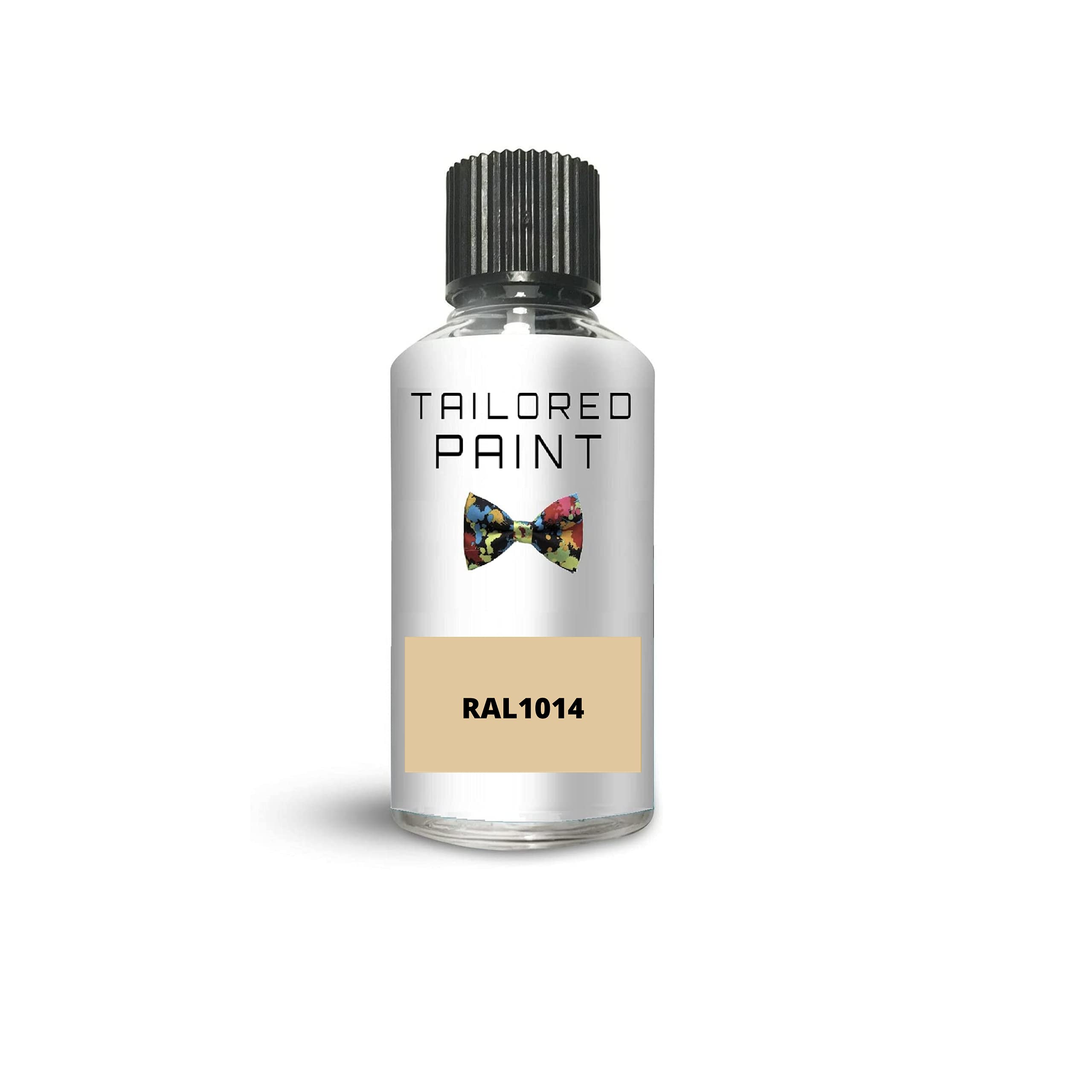 RAL1014 Ivory Gloss Touch Up Paint With Brush Direct Gloss Paint For Wood, Metal, Plastic, PVC, UPVC, Fascia Soffit Furniture Boards - Indoor & Outdoor