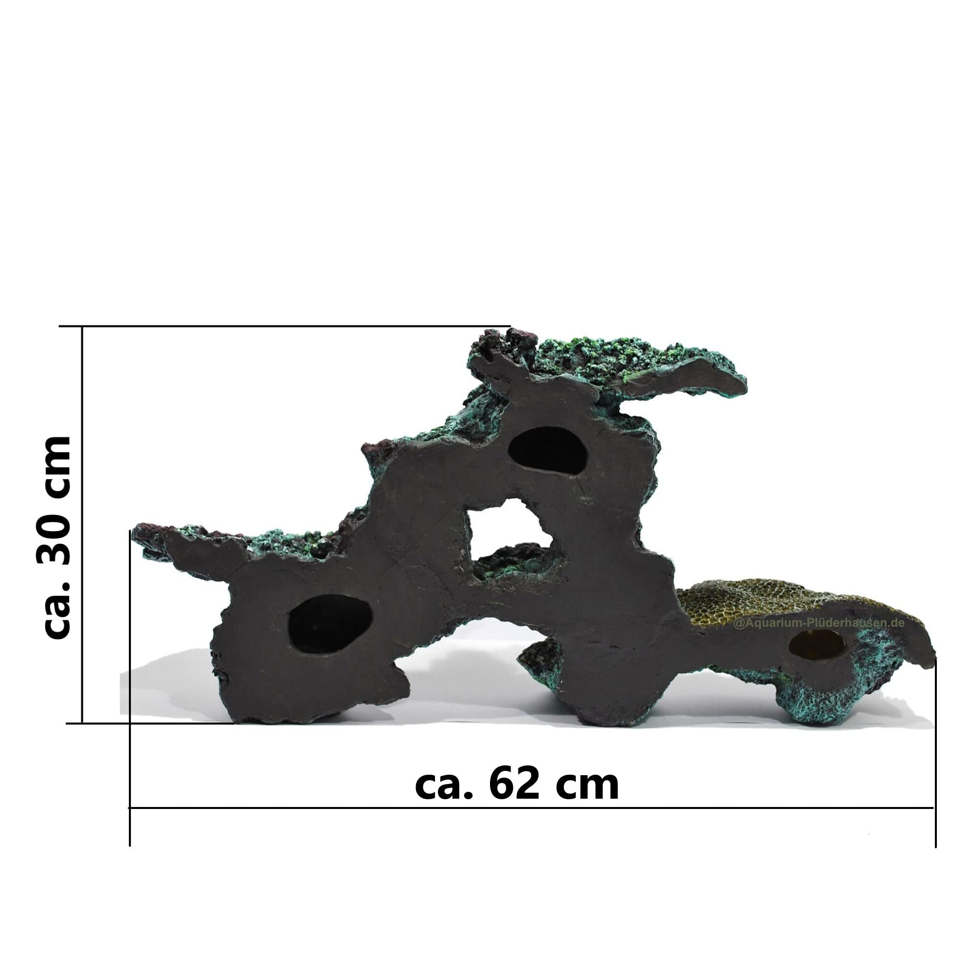 3D Riffgestein 62 x16 x30 cm, Aquarium Riff, Meerwasser Felsen Nachbildung