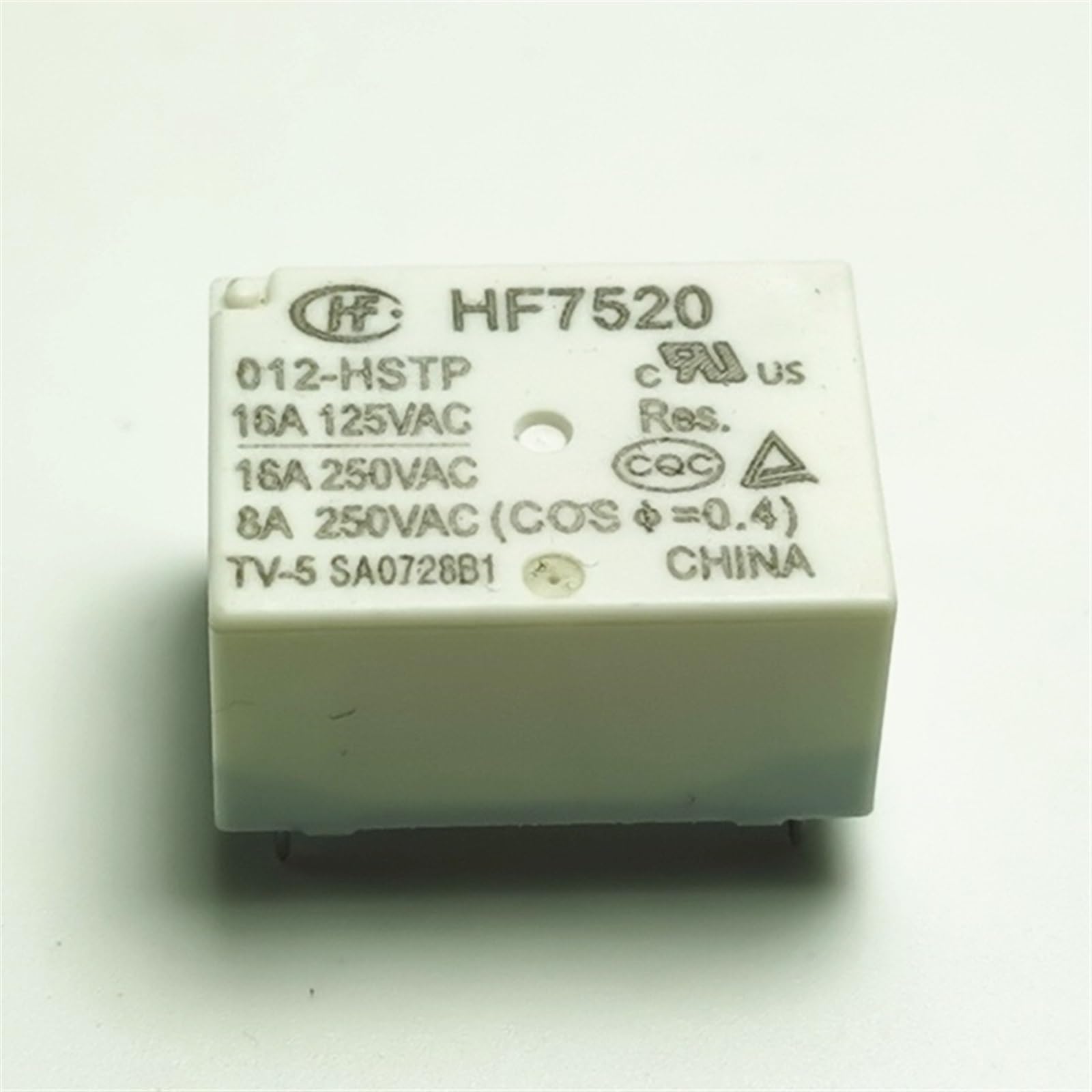 AQHYEBNSR 5PCS Bulk New Relays HF7520-005 012 024-HSTP 4PIN 16A/250VAC 5V 12V 24V(HF7520-012-HSTP 12V)