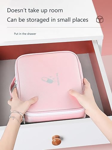 Miniatura 4 de Bolsa de primeros auxilios, bolsa de kits médicos linda, kit de primeros auxilios de emergencia impermeable para supervivencia, bolsas vacías de