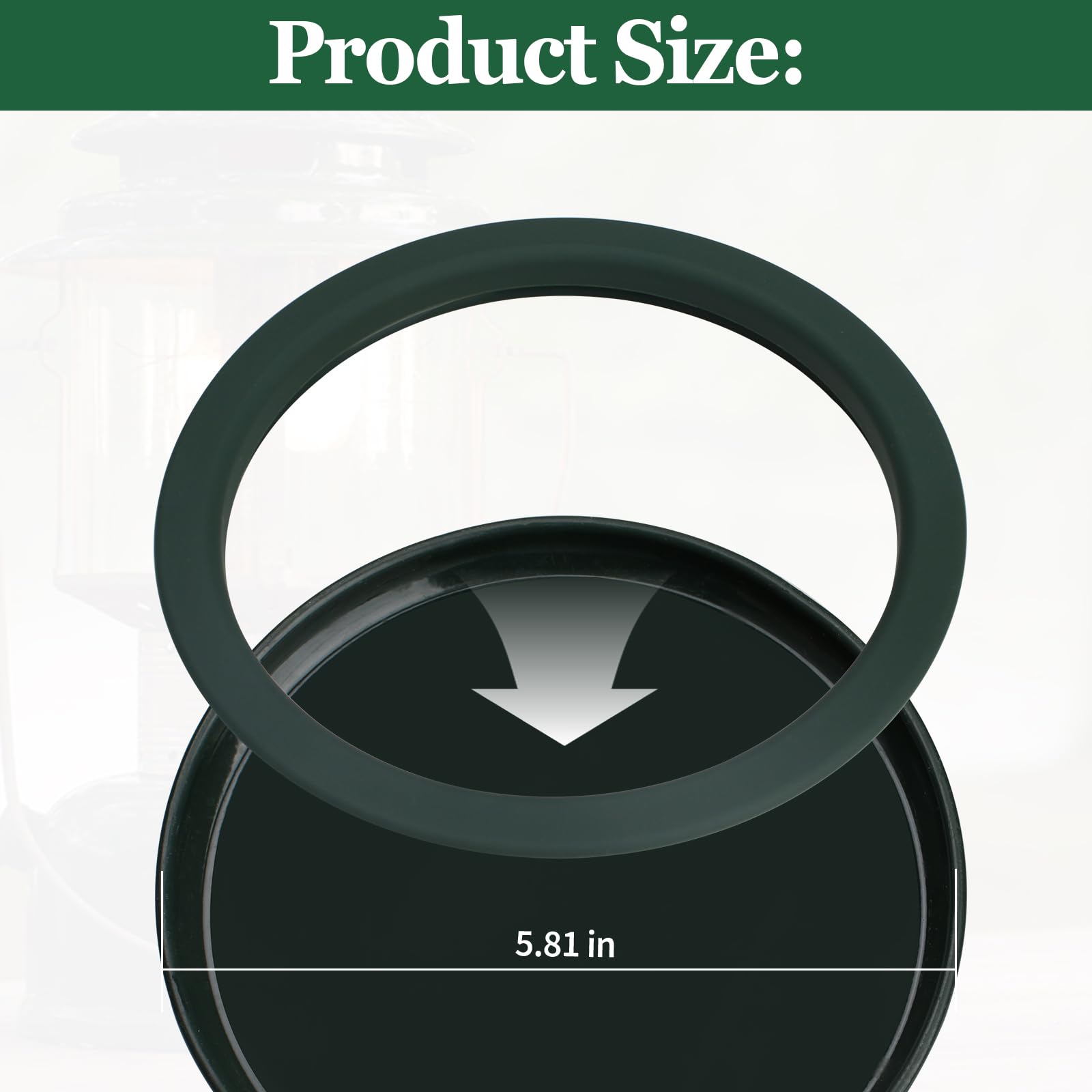 LVACODV Silicone Kerosene Tank Base for Coleman Lanterns 220.228.236.237.252,639 – Protects Against Scratches and Enhances Stabili