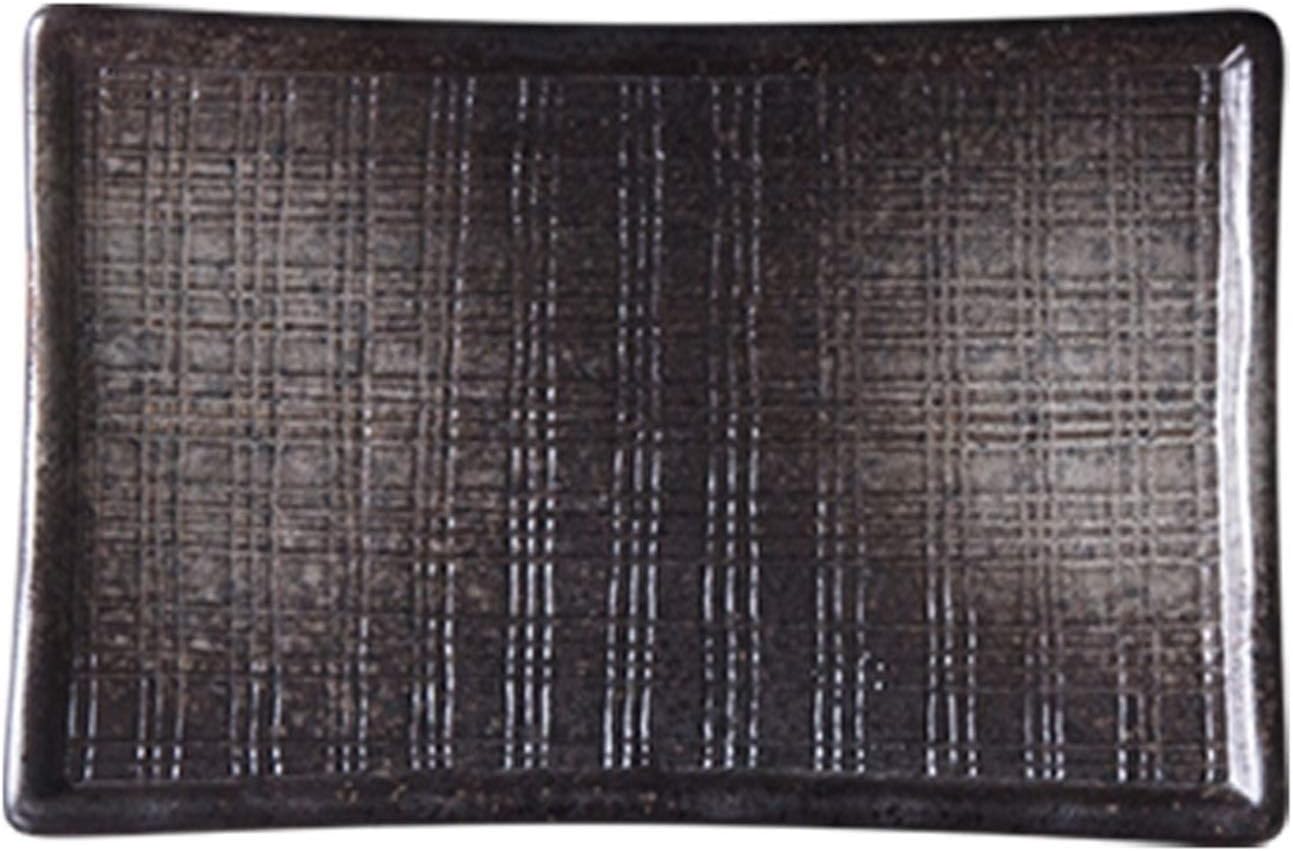 Dip Bowls Set Soy Sauce Dish/Bowls Ceramic Appetizer Plate Rectangular Snack Plate Sushi Plate Flat Plate Cake Plate Cold Dish Plate Snack Plate Set Plate Dipping Sauce Bowls/Dishes