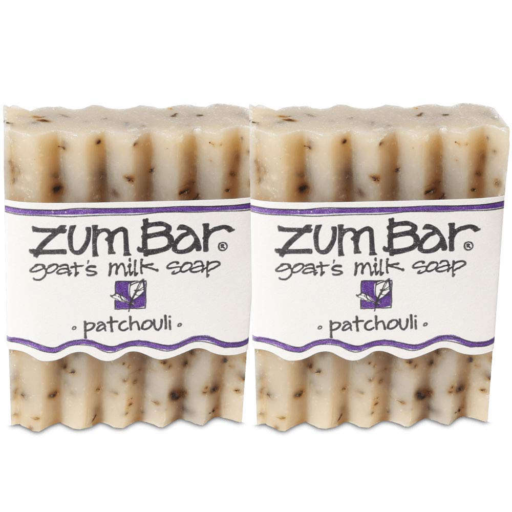 Indigo WildZum Bar Goat's Milk Soap, Patchouli 2 Pack