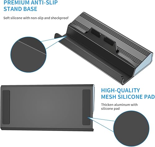 Miniatura 3 de ChampSun Stand Base for Steam Deck, Frosted Aluminum Alloy Playstand for Steam Deck, Anti-Slip Holder for Valve Steam Deck, Switch, and Mobile Phones
