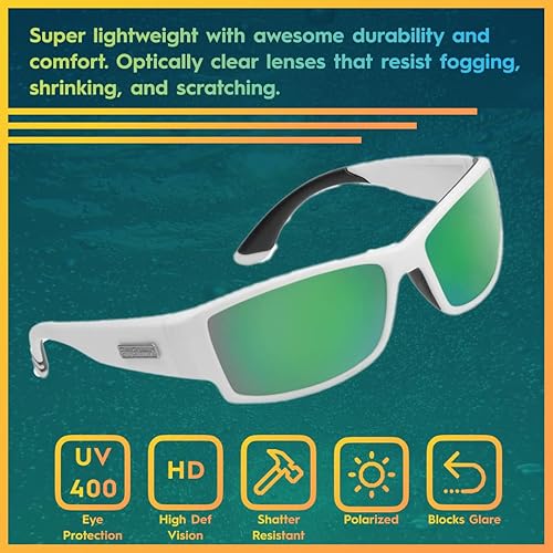 Miniatura 8 de Flying Fisherman Razor Polarized Sunglasses with AcuTint UV Blocker for Fishing and Outdoor Sports