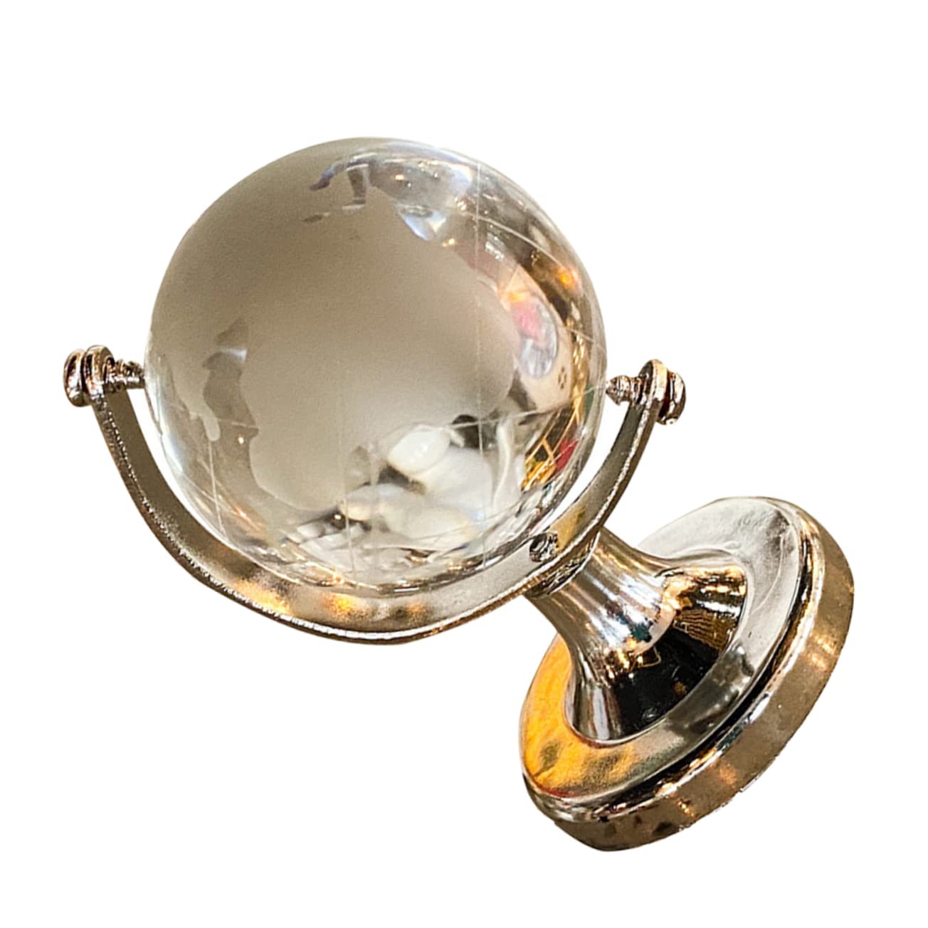 Totority Gold Globe Tabletop Decoration Mini World Globe for Desk Decorative Model