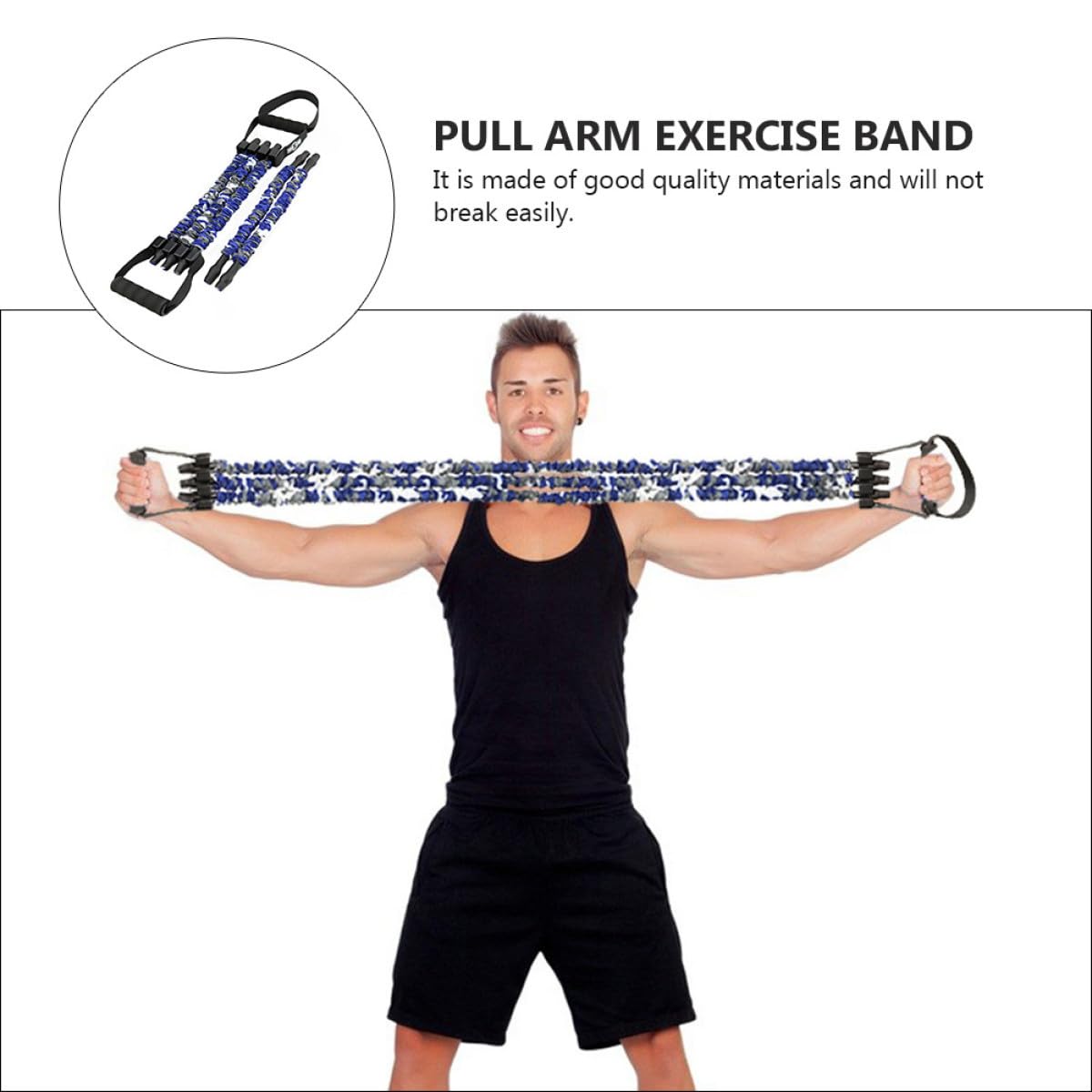 Bande de Résistance Ajustable pour Exercices, Corde de Traction Élastique