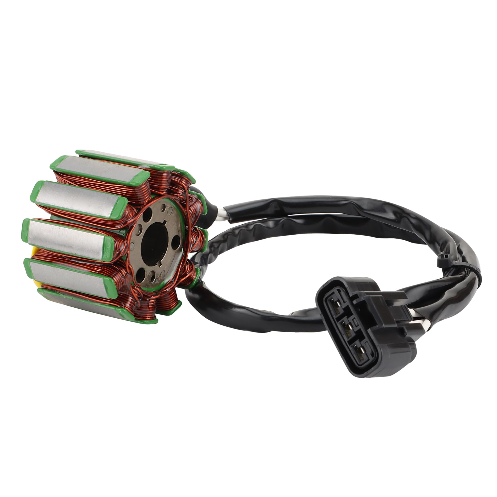 STATOOK Generator Stator Lichtmaschine 12 Spulen 3 Draht für Yamaha YZF R1 2004-2008 FZ1 2006-2015 FZ8 2011-2013 Ersetzt OEM 5VY-81410-00-00 2D1-81410-01-00 2D1-81410-10-00