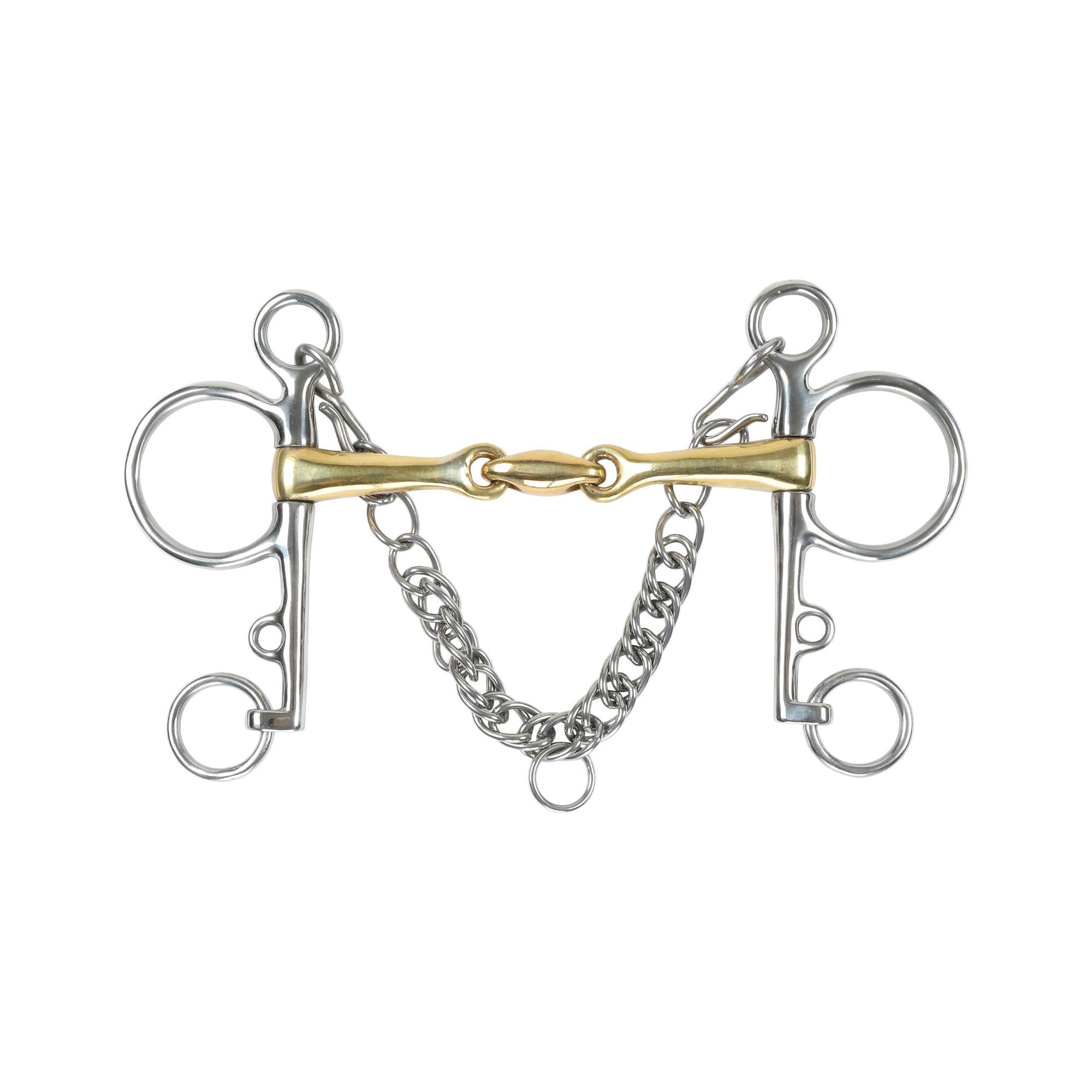 Shires Brass Alloy Pelham with Lozenge 5.5"