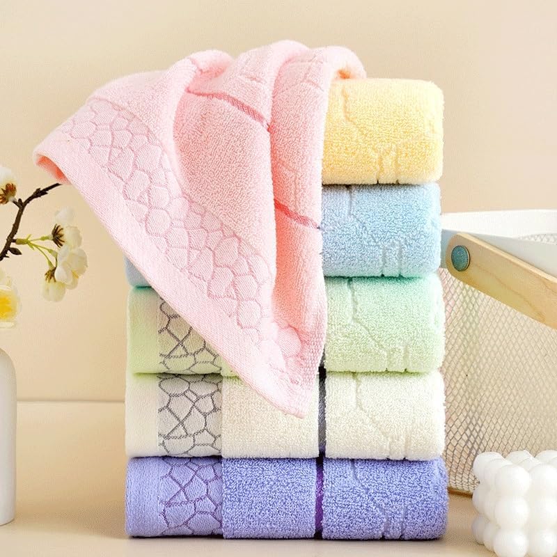 Towel Thickened Plain Color Household Adult Soft Absorbent Long Velvet Gift Cotton