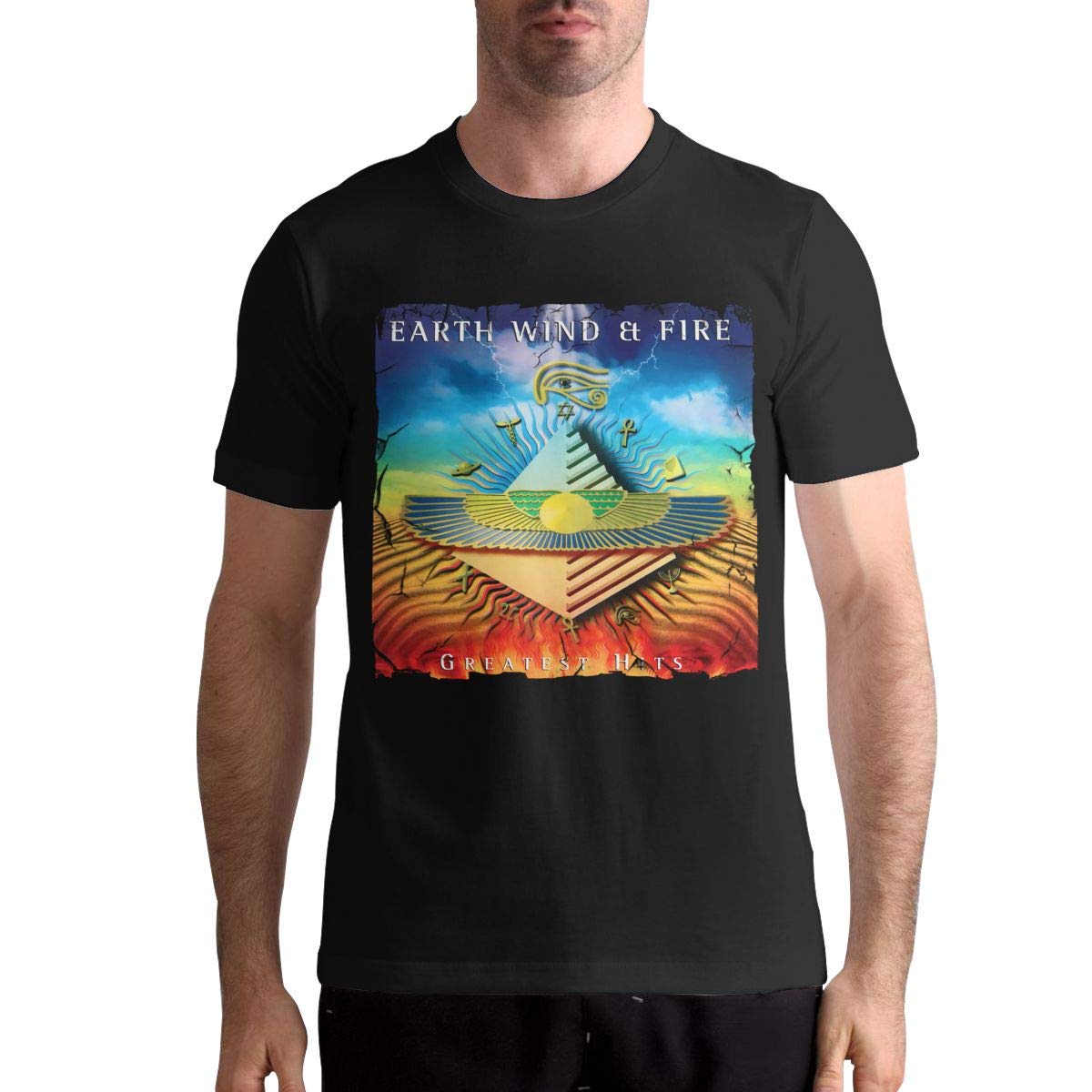Earth Wind & Fire T Shirt Men's Casual Personality Fashion Short Sleeved Shirt