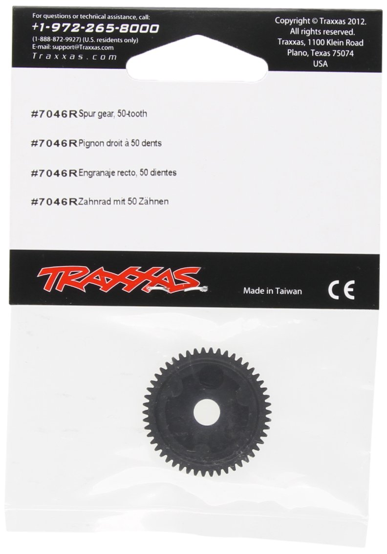 Amazon.com: Traxxas 7046R Spur Gear, 50T VXL : Industrial