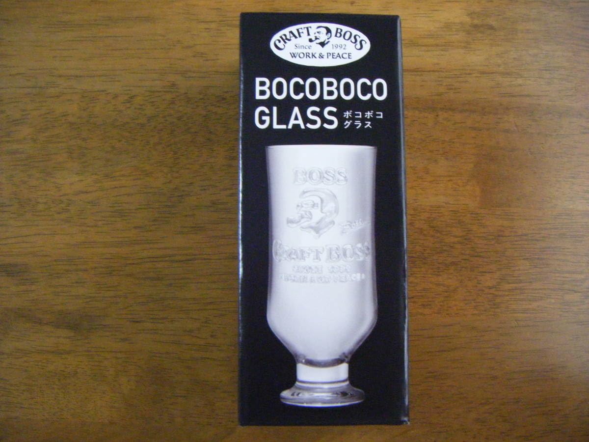 Amazon | BOSS ボコボコグラス 430ml クラフトボス | ノーブランド品