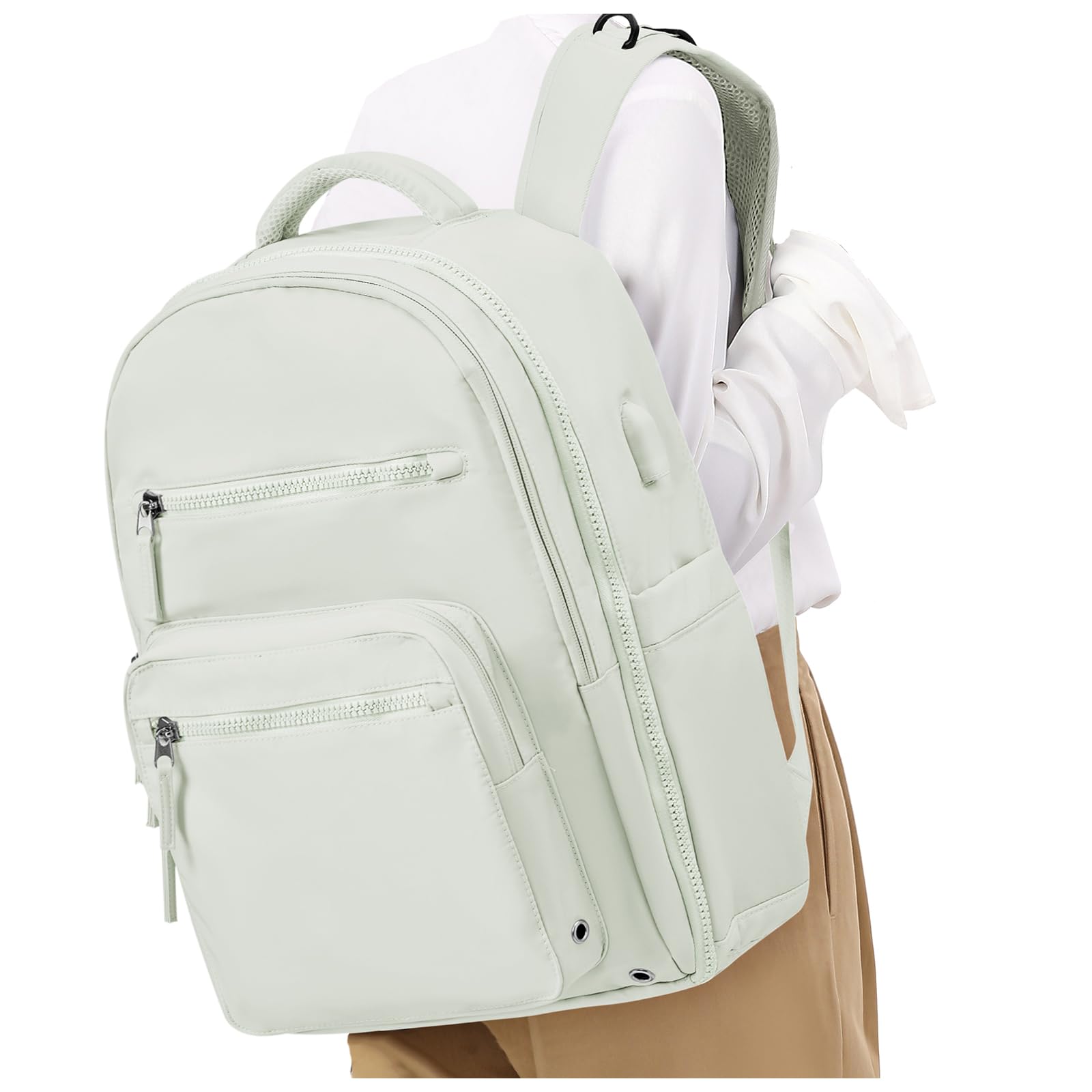 Zaino Da Viaggio Sottovuoto Winspansy - Con Pompa Manuale, Porta USB, Scomparto Scarpe, Impermeabile, Misure Cabina 40x20x25 Cm (Ryanair)