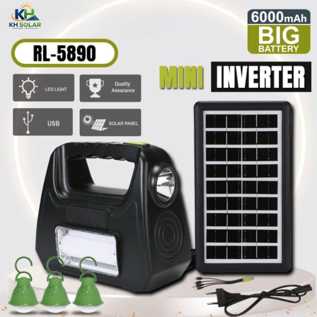 Solar Inverter Light - Emergency Power & Charging -6
