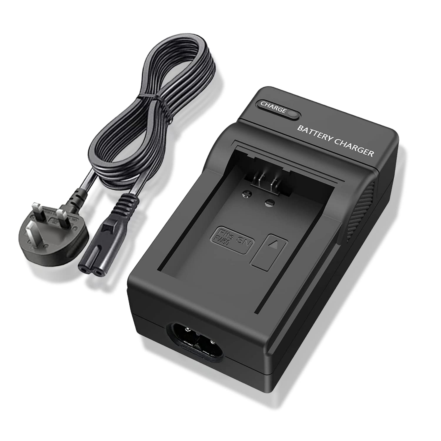 NP-FW50 Battery Charger Set Compatible with Sony Alpha A6500 A6400 A6300 A6000 A7, A7II, A7R, A7RII, A7S, A7SII, A7S2 NEX-3/5/7 Series Camera