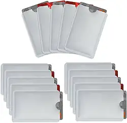 Conjunto com 15 Cartões com Proteção Owfeel, RFID, À Prova D'Água