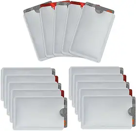 Conjunto com 15 Cartões com Proteção Owfeel, RFID, À Prova D'Água