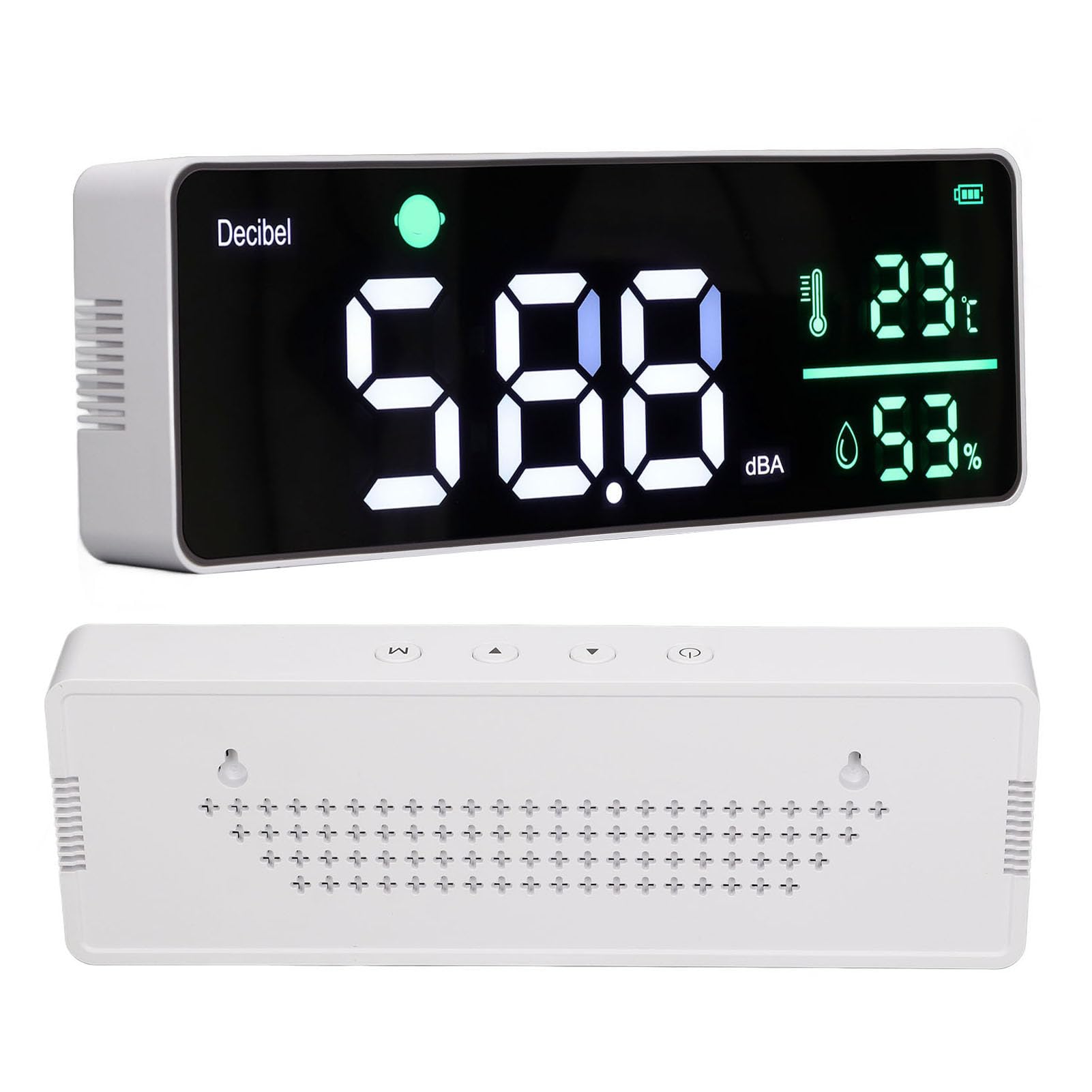 Medidor de Nivel de Sonido para Colgar en Pared, Pantalla LED de 11