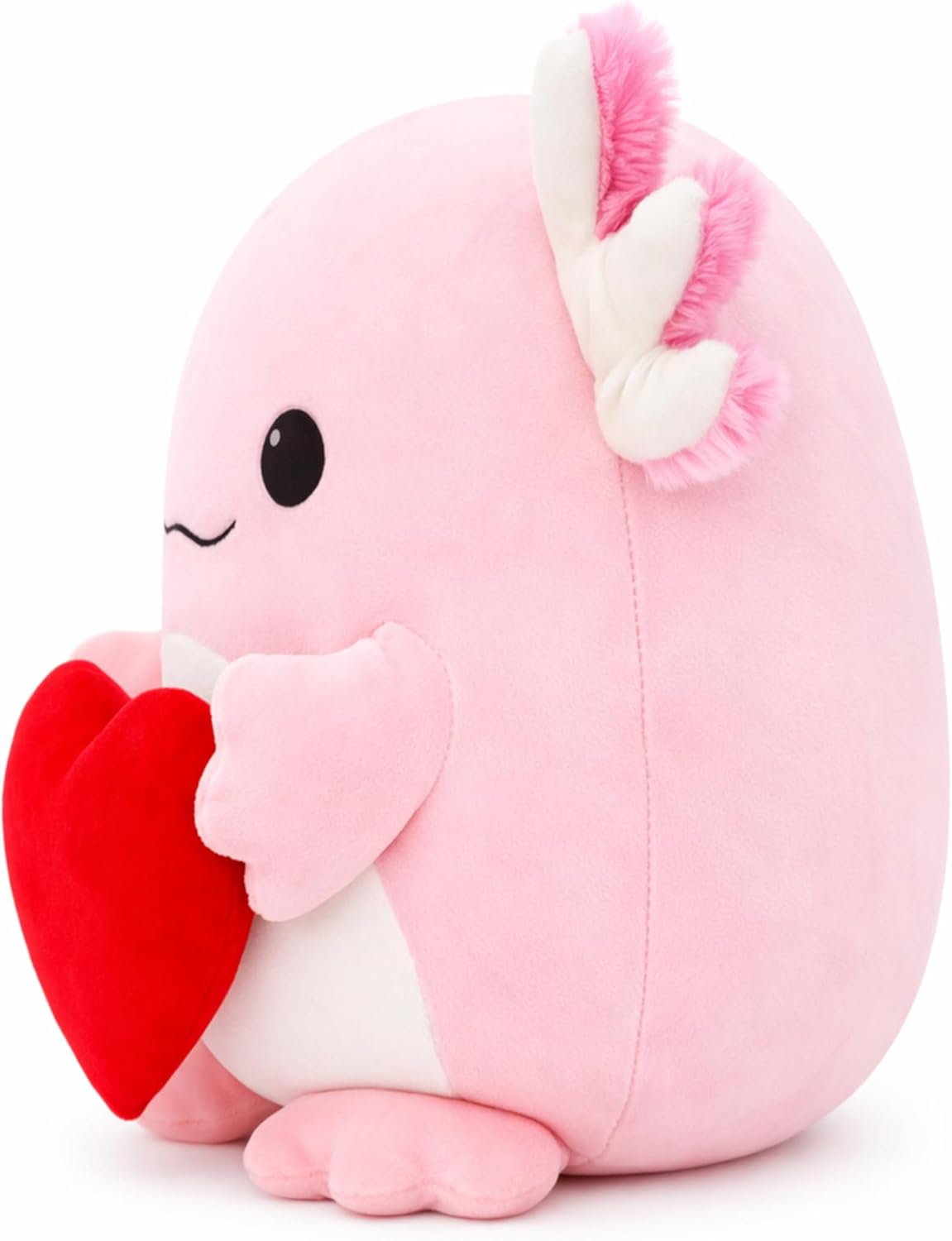 Adorable Heart-Hugging Axolotl Plush Toy,11“ Soft Stuffed Animal, a Must-Have for Axolotl Lovers — Perfect for Boys & Girls, Valentine's Day, Anniversaries, and Birthday Gifts(Axolotl)
