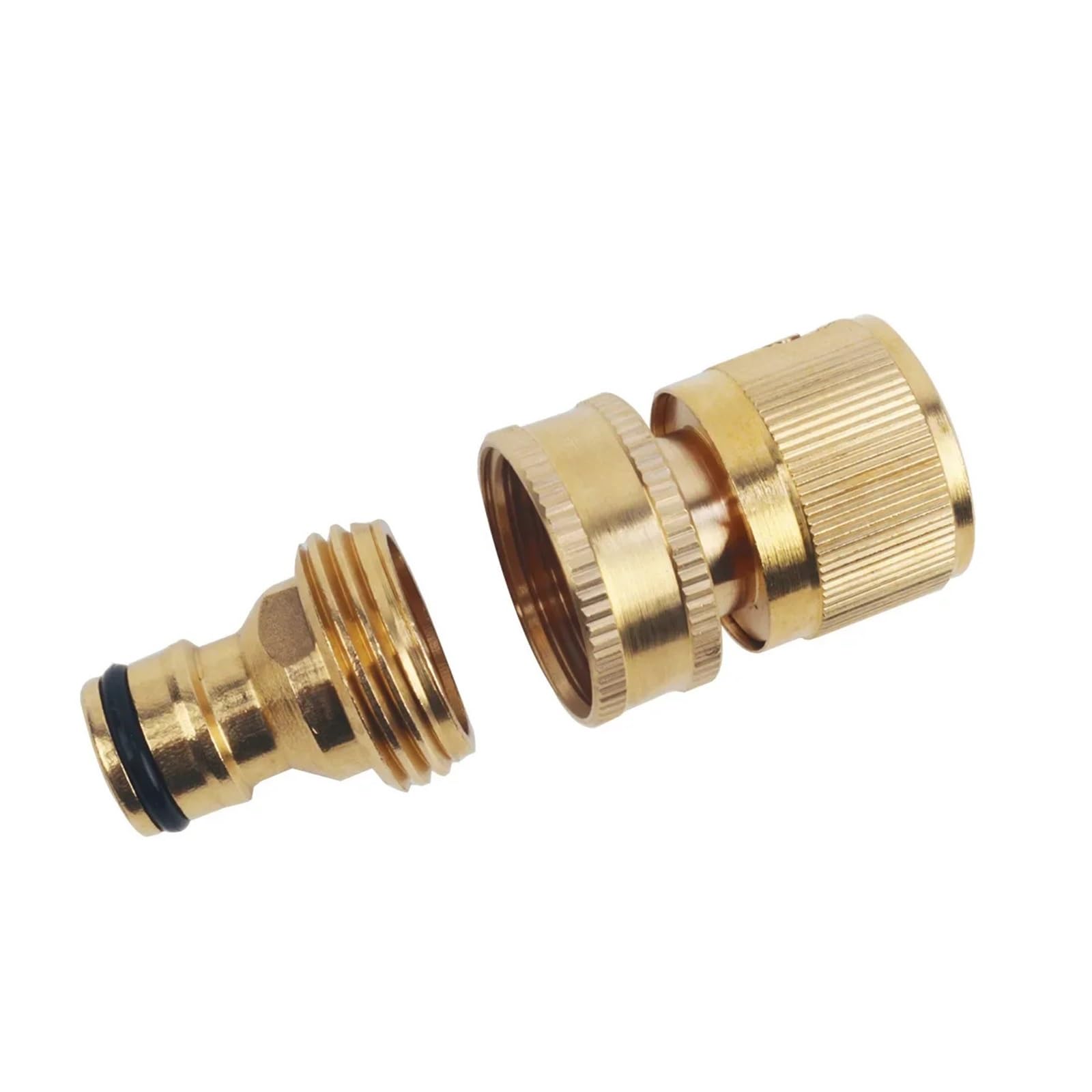 Adattatore per tubo da giardino 3/4 '' connettore rapido Water Stop raccordo filo rame rubinetto accoppiamento irrigazione