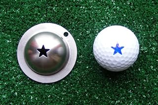Golf Ball Marker Stencil Signal Unique Golf Ball Marker Golf Balls Tool Alignment Tool Stainless Steel Golf Ball Marker Stamp
