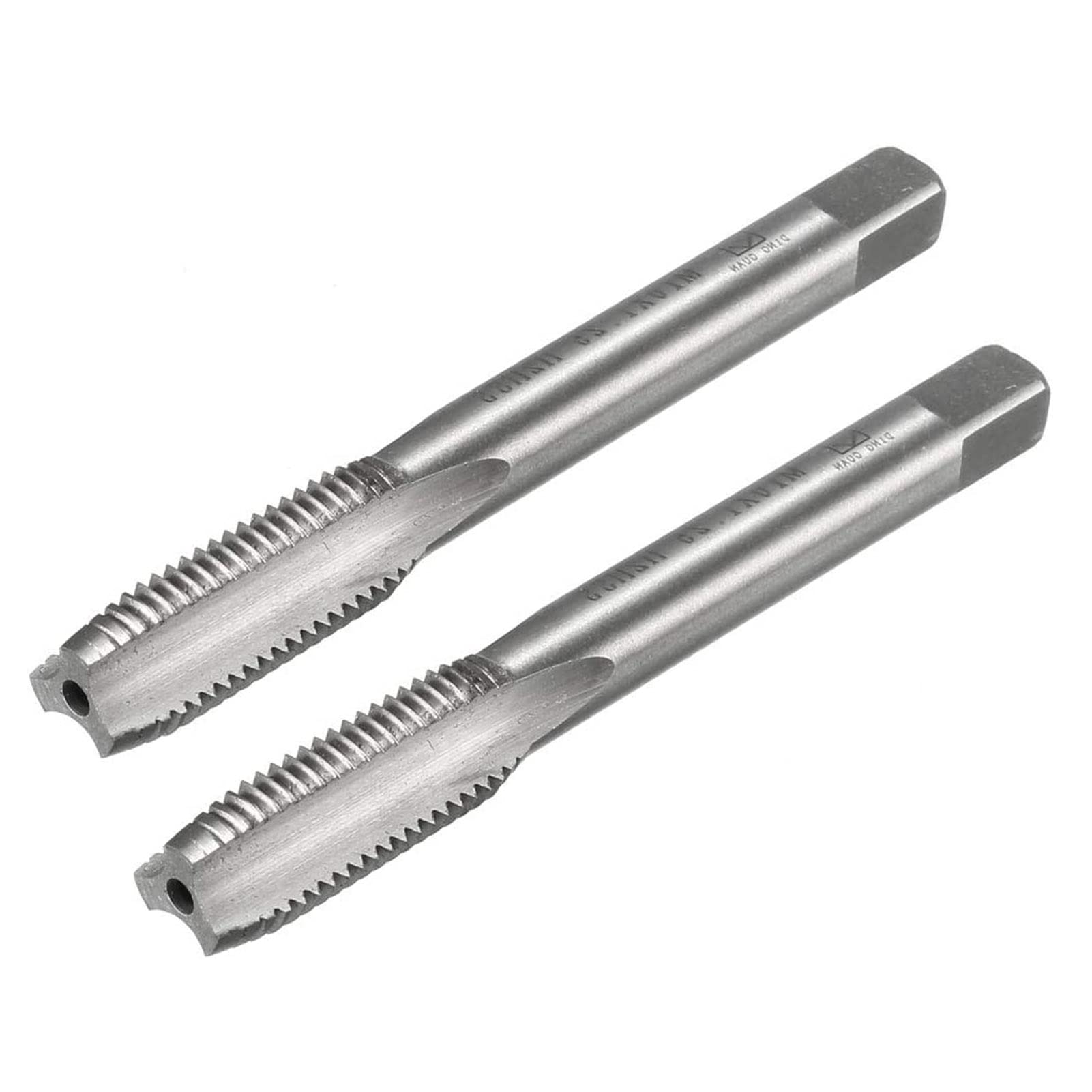 TOP-VIGOR M10 x 1.25mm Straight Flute Screw Thread Tap, 2Pcs Thread Milling Tap with H2 Tolerance