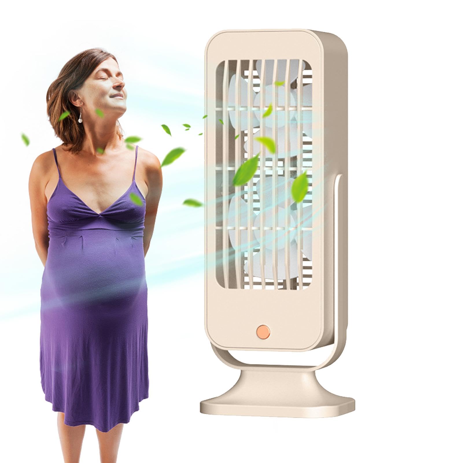 Ventilateur de refroidissement de bureau silencieux à 3 vitesses pour salon et tente