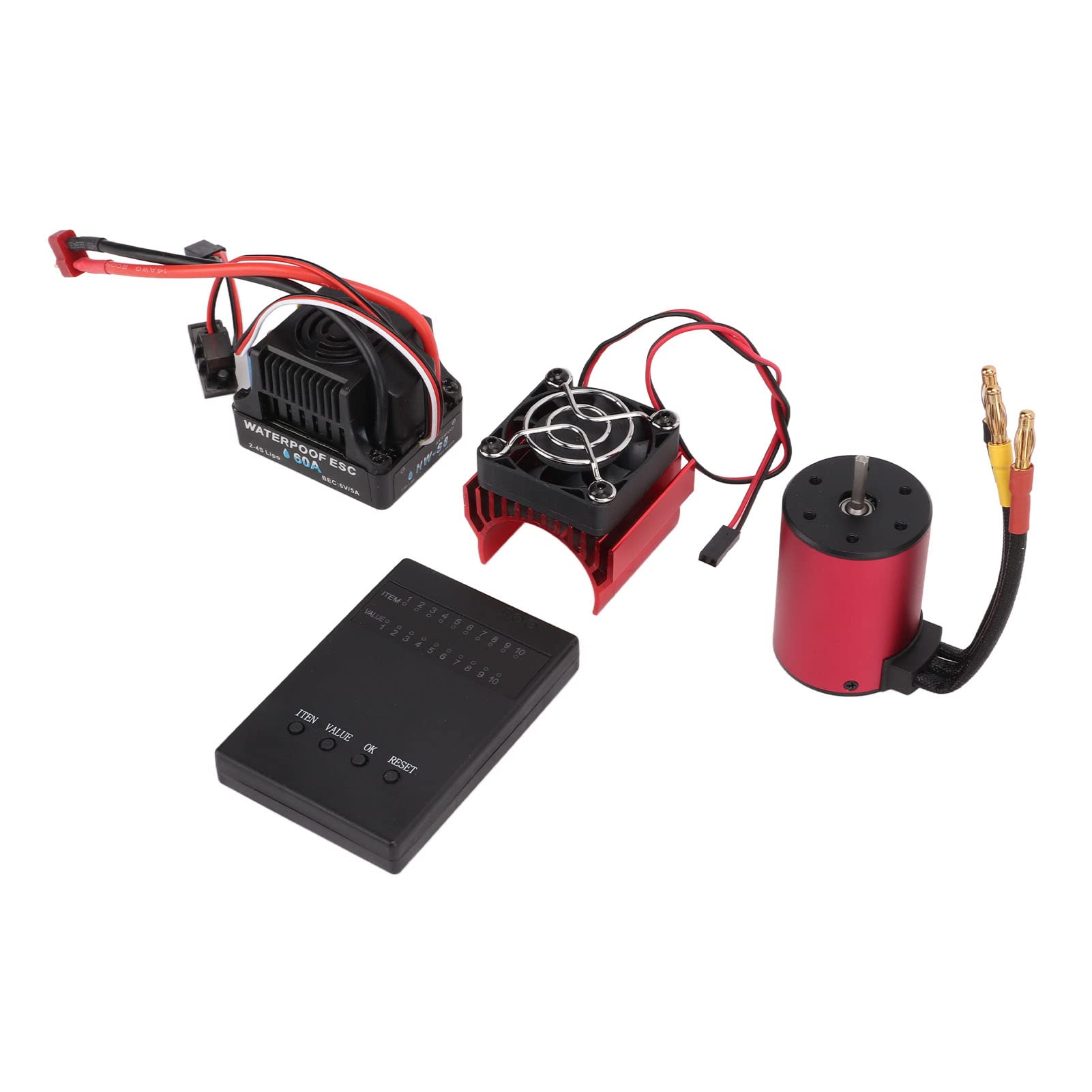 Zestaw Bezszczotkowego Silnika RC z 60A ESC do Samochodów 1/10