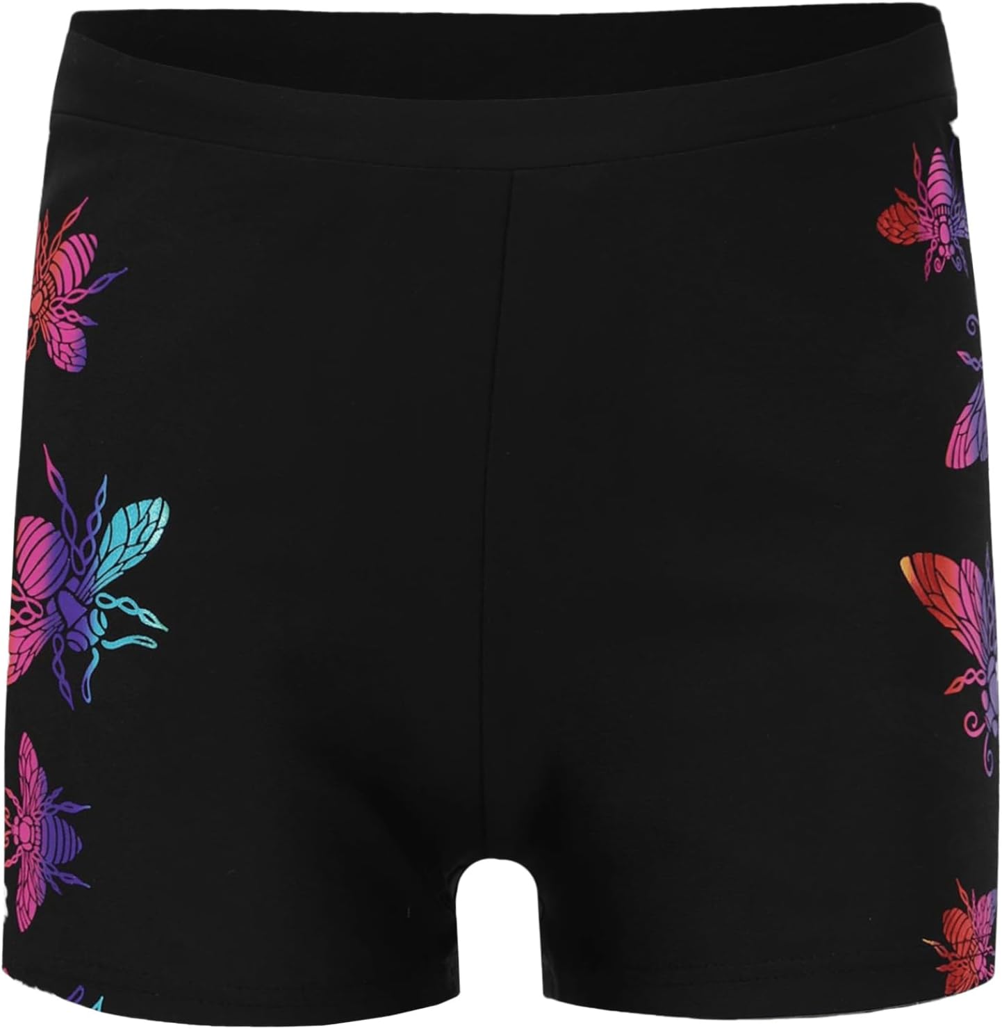 Girls Rash Guard Swimming Shorts Compression Swim Trunks Quick Dry Swimsuit Bottoms