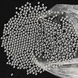 Hecho de acero de alto grado, OZAQV Prima 6mm Slingshot 500pcs / 1000pcs / 2000pcs Slings Hitshot Bolas de Acero de Alto Contenido de Carbono Slings Hotting Mobure Steel Ball para prácticas de Tiro al Blanco (Color : 500 pcs)