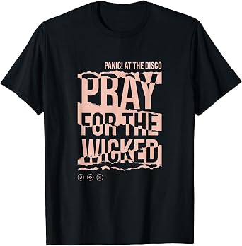 Panic! At The Disco - Ripped Name T-Shirt