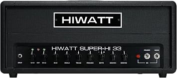 Hiwatt Super-HI 33 Head 30W 2-Channel Electric Guitar Amplifier Head with Extreme Gain