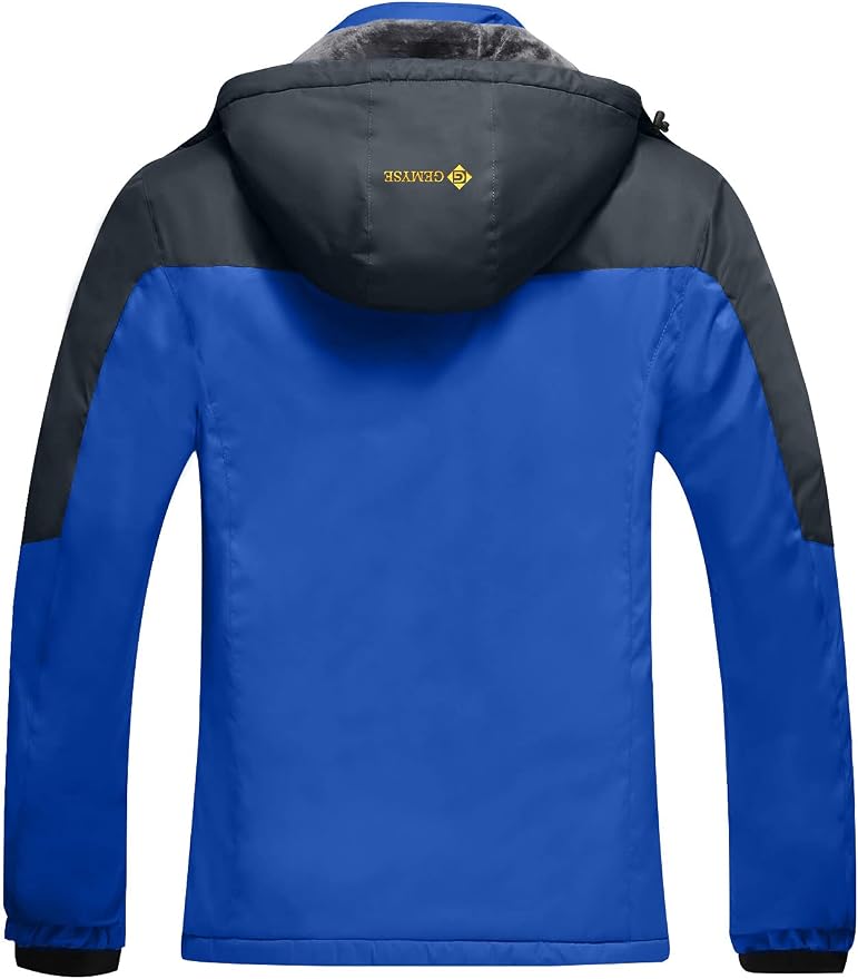 Amazon.com: GEMYSE Chaqueta de esquí impermeable para hombre, resistente al  viento, con capucha : Ropa, Zapatos y Joyería