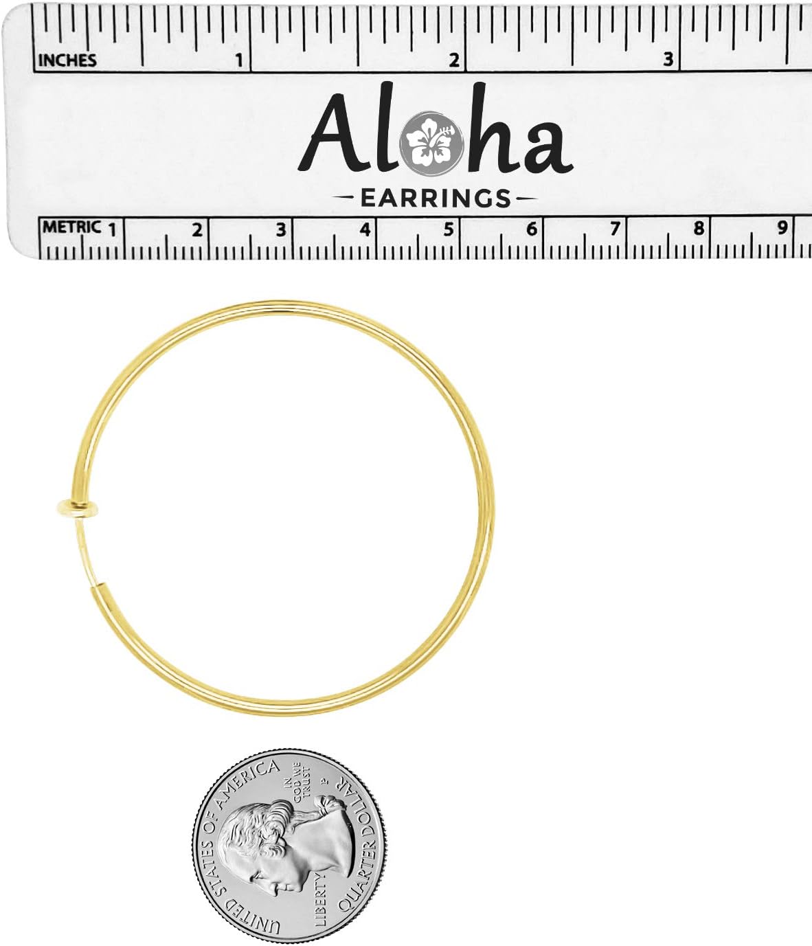 Clip On Spring Hoop Earrings for Non-Pierced Ears - Image 6