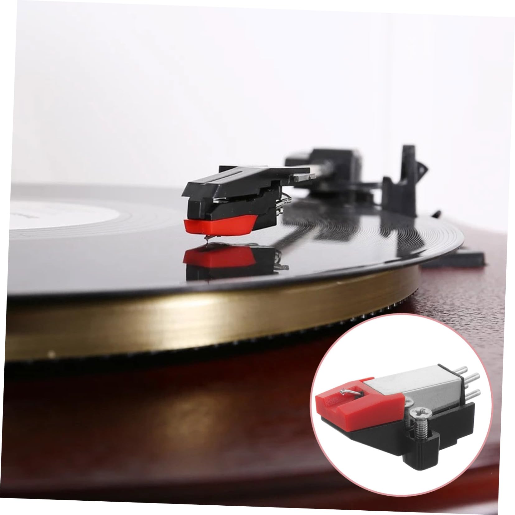 ifundom 3pezzi Punta Ago Dinamica Magnetica Per Giradischi Accessorio Per Riproduzione Audio Di Alta Qualità Sostituzione Facile e Duratura Per Giradischi e Fonografi