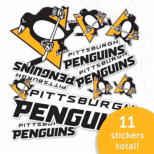 Calcomanía de vinilo Pittsburgh Penguins NHL acabado premium coche 5