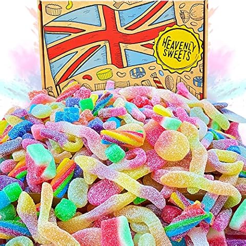 Pick 'n Mix Sweets Gift Box - Large Mixed Fizzy Sweets Pick and Mix Selection Retro Hamper Gift Box Pouch - Easter, Mother's Day, Birthday Cover