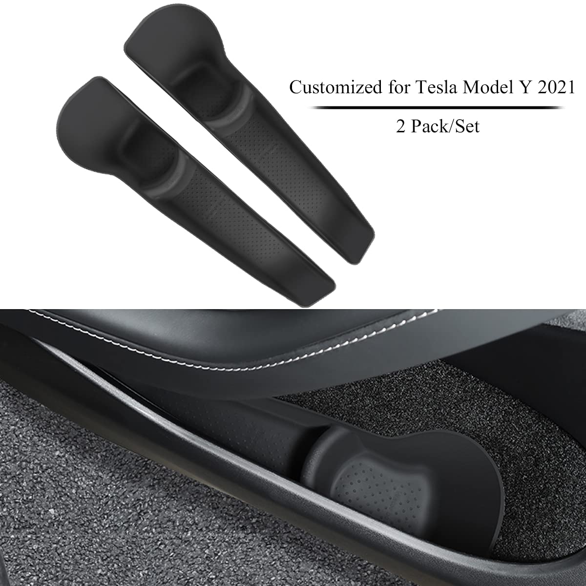 Buy Topfit Tesla Model Y Car Door Side Storage Box Front Row Door 